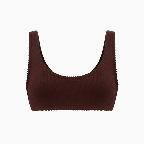 Basic Bralette in Brown