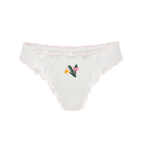 Tanga with 'Sprig' Embroidery