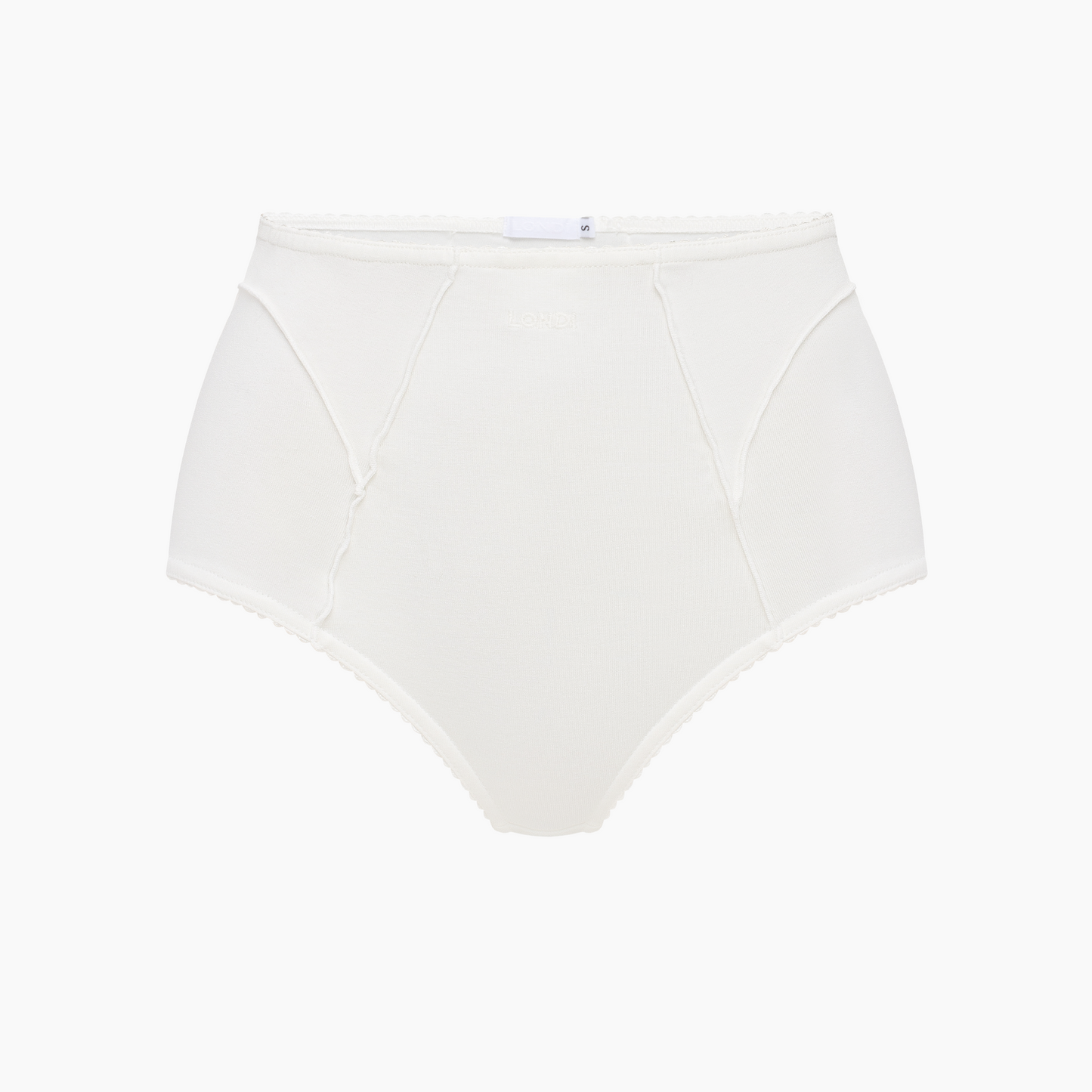 High-Waisted Briefs in White