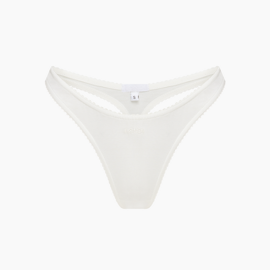 Basic Thong in White