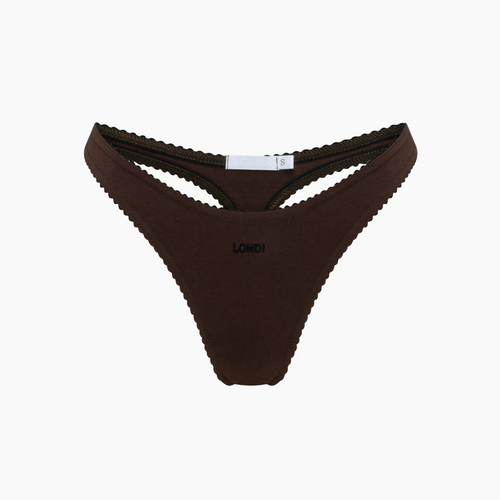 Basic Thong in Brown
