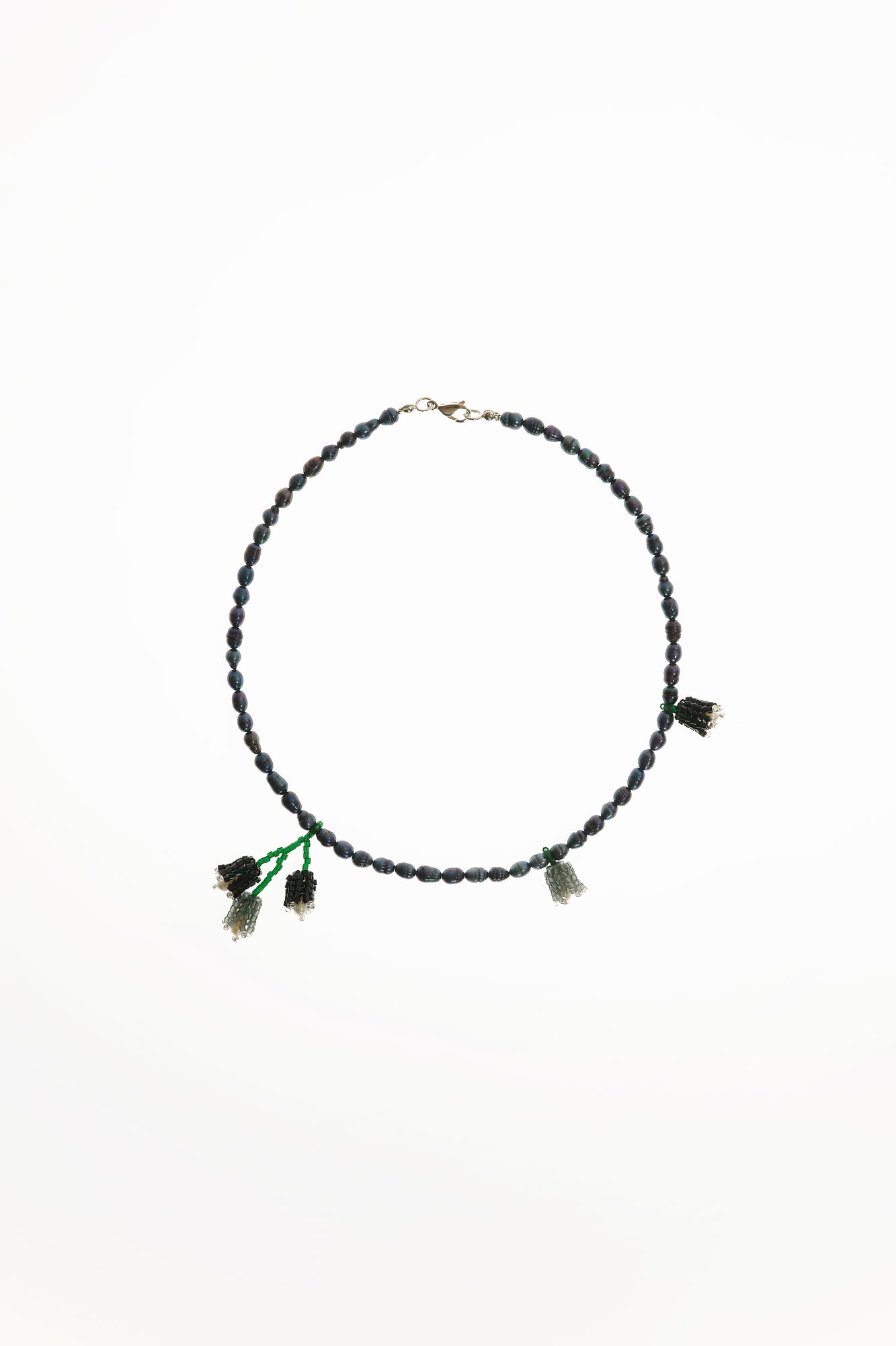 Necklace Black Bouquet