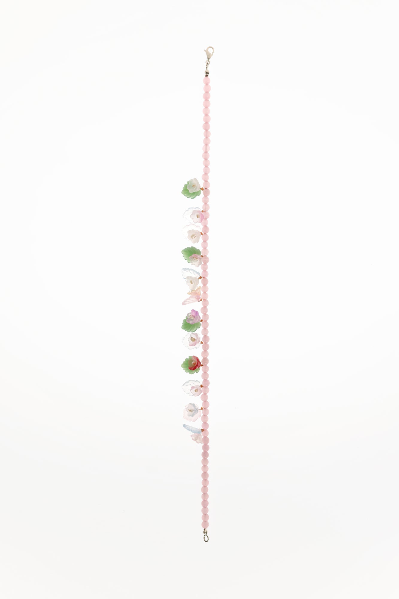 Necklace Glass Flowers