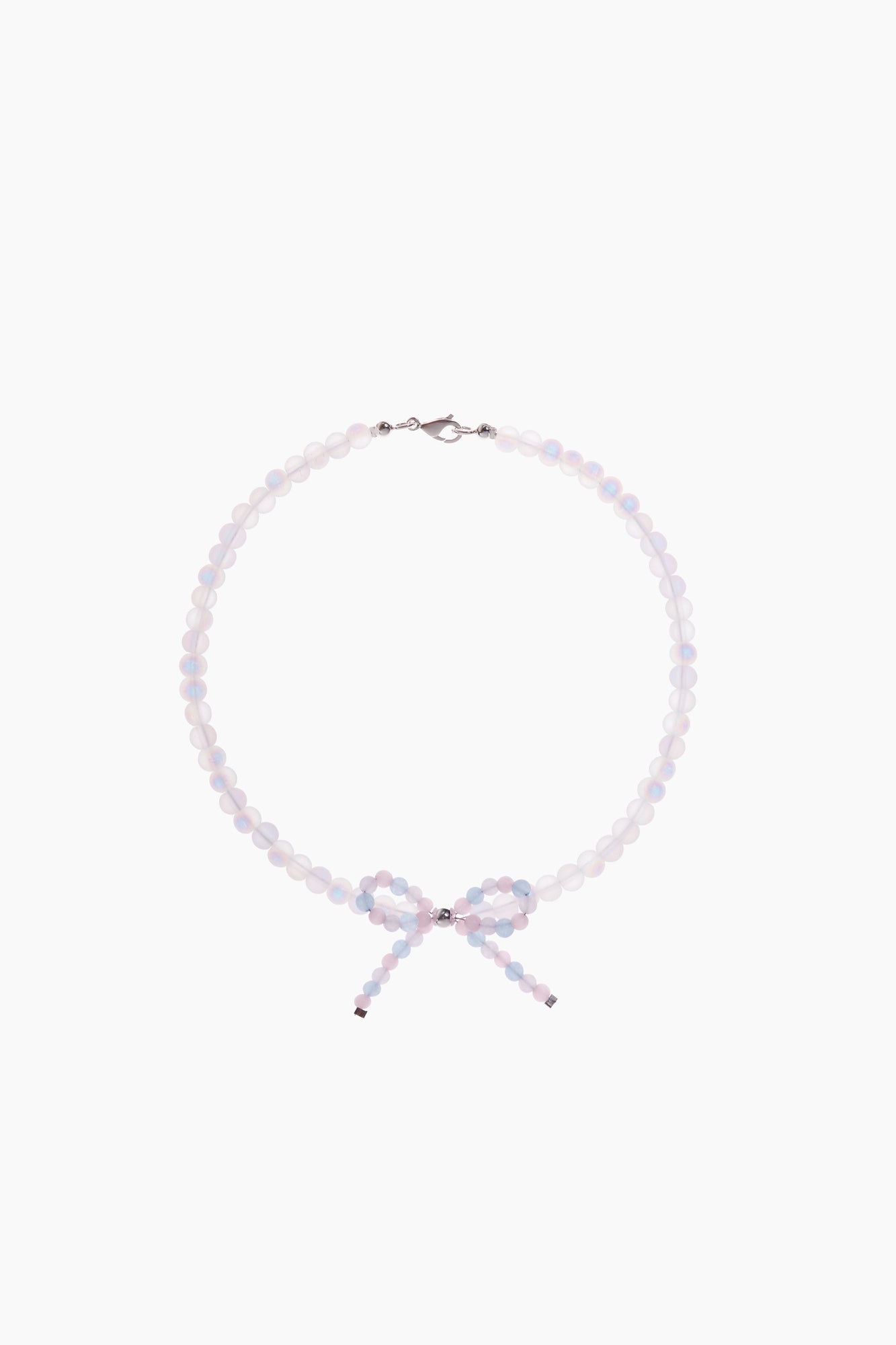 Necklace Moonstone Bow