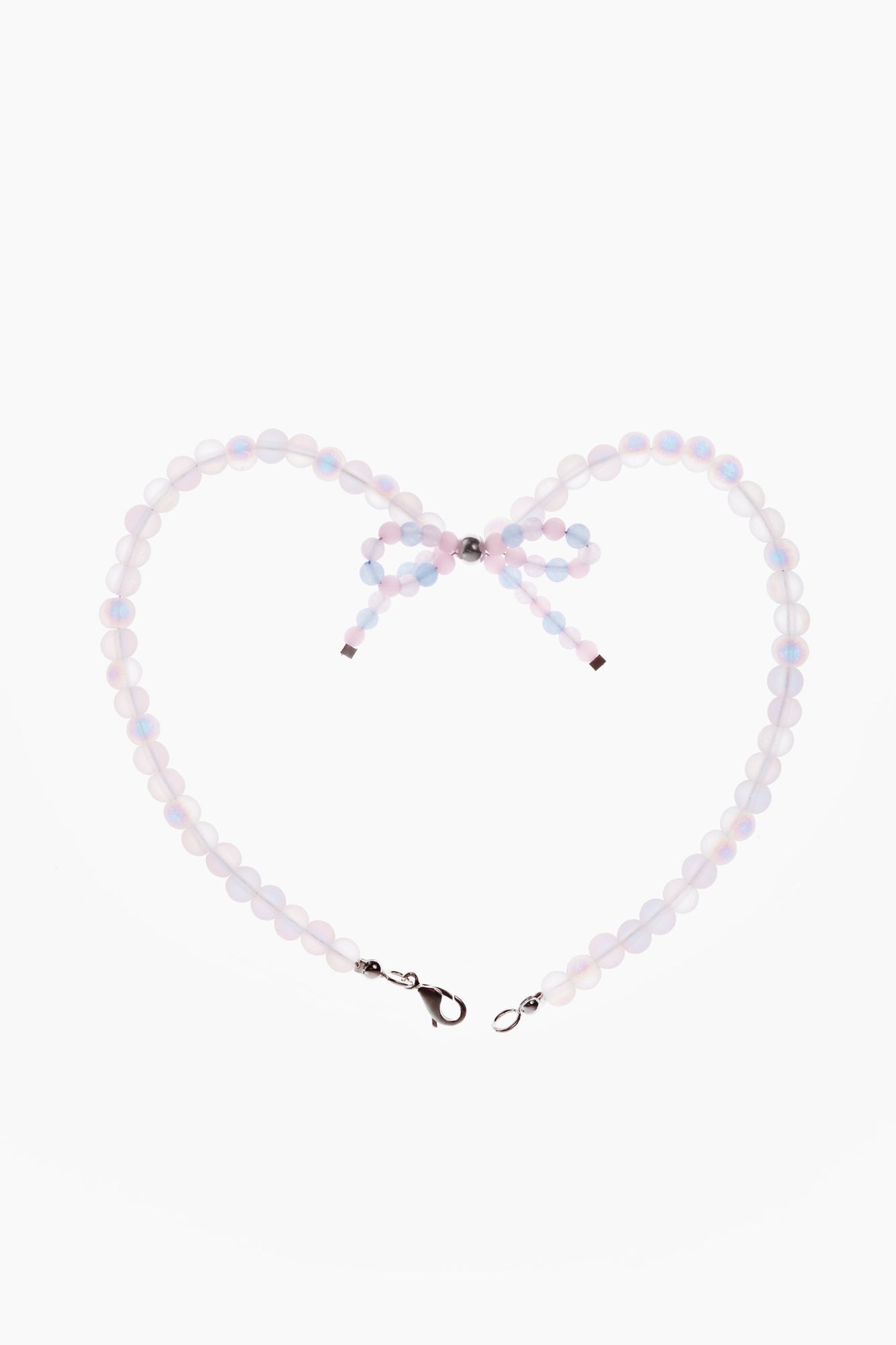 Necklace Moonstone Bow