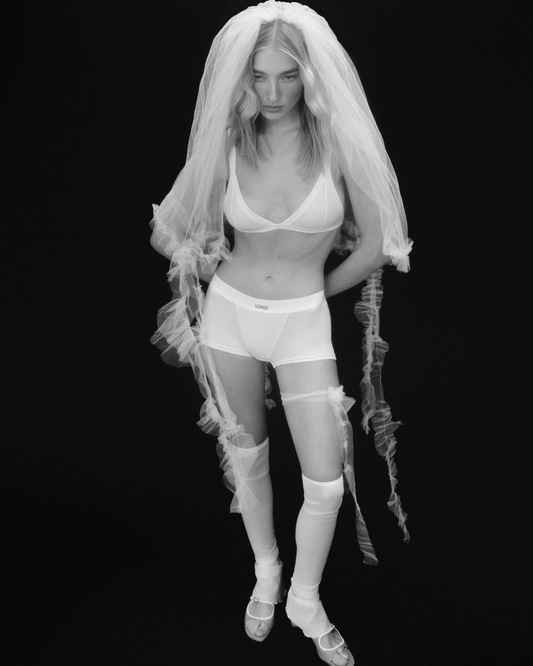 Soft Boyshorts in White