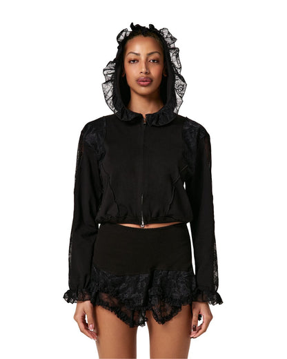 Double Skort in Black