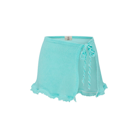 Beach wrap skirt in mint