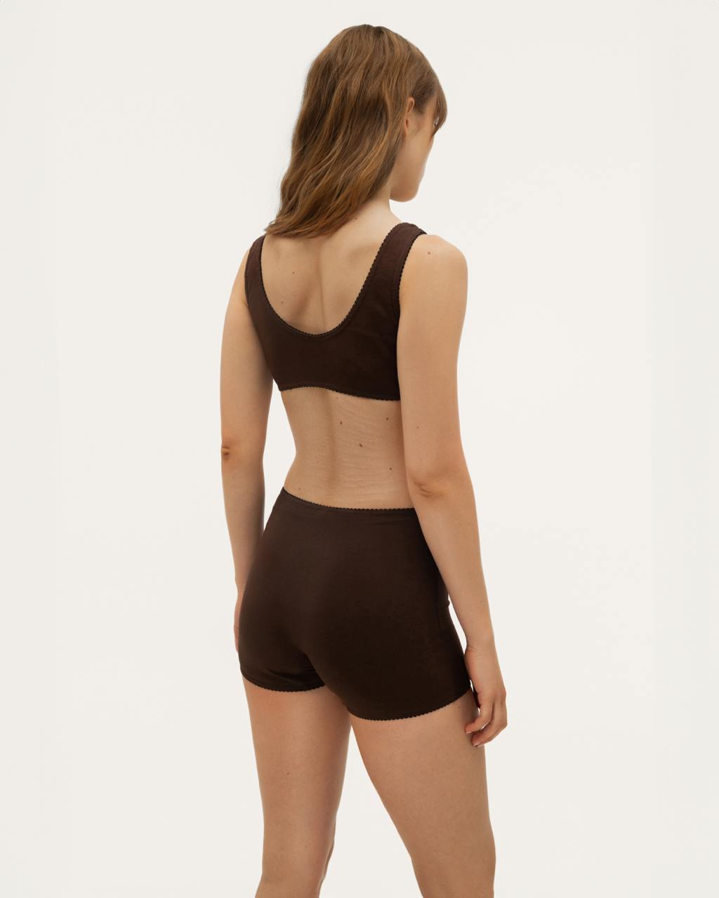 Basic Bralette in Brown