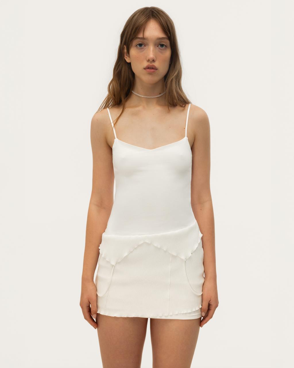 Double Dress in White
